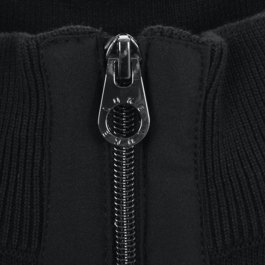 Luke 1977 Heddon Quarter Zip Jumper Black
